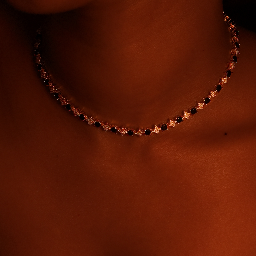 Checkered Tennis Chain